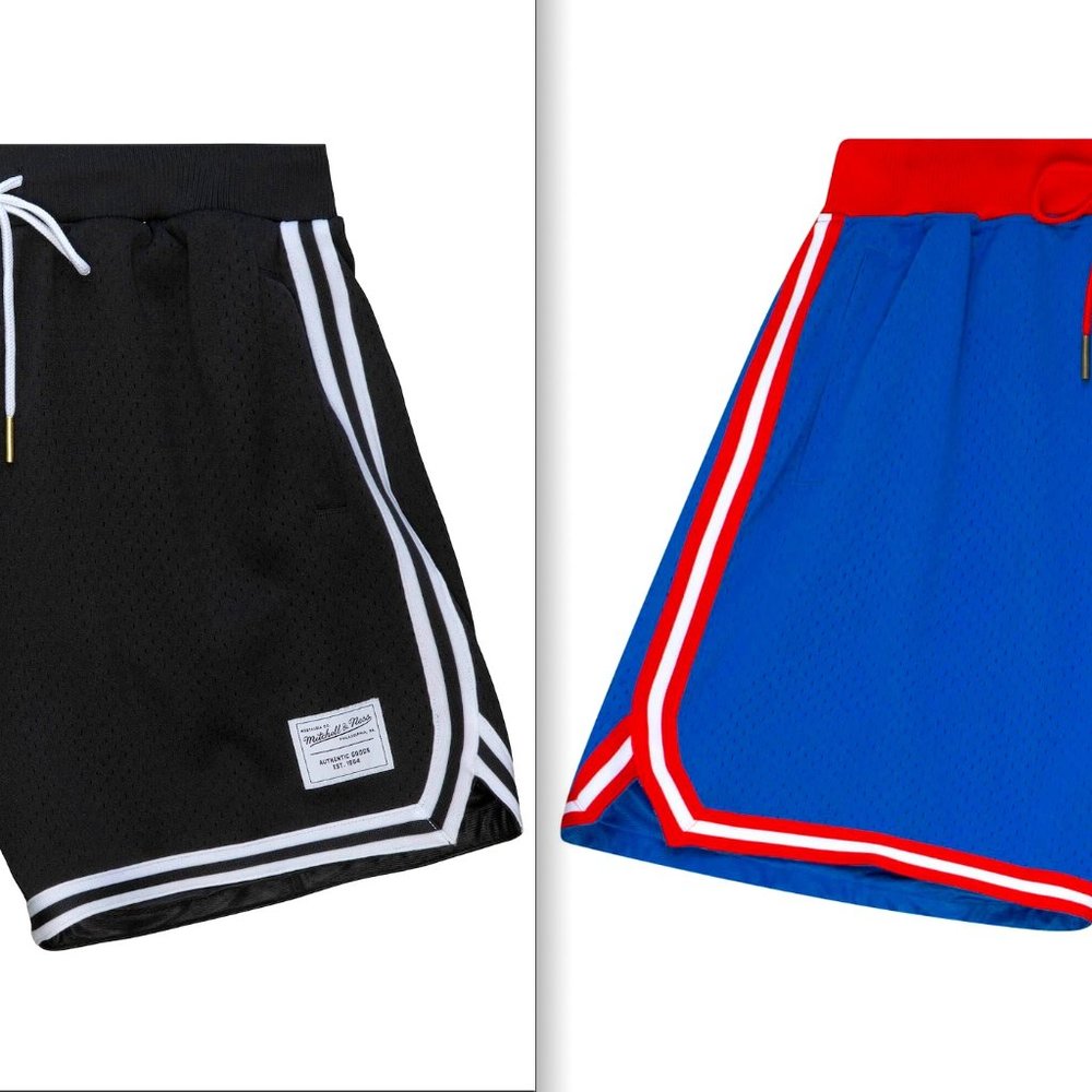 Brand New! 2-Pack Mitchell & Ness Game Day Mesh Shorts Size Large Free Shipping